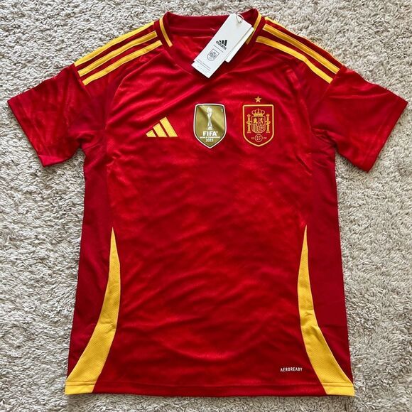Adidas Spain España National Team 2024 Women Home Jersey - Picture 6 of 12